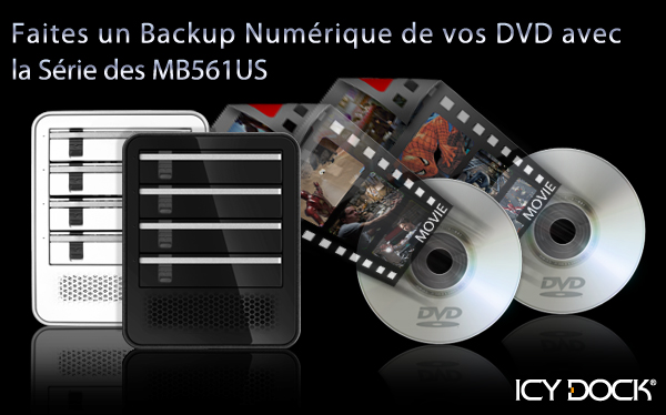 Sauvegardez vos collections de DVD avec série MB561US