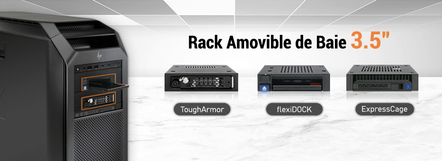 Rack amovibles SSD / HDD 2.5' SATA